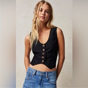 FREE PEOPLE Reisling Vest NWT - MEDIUM